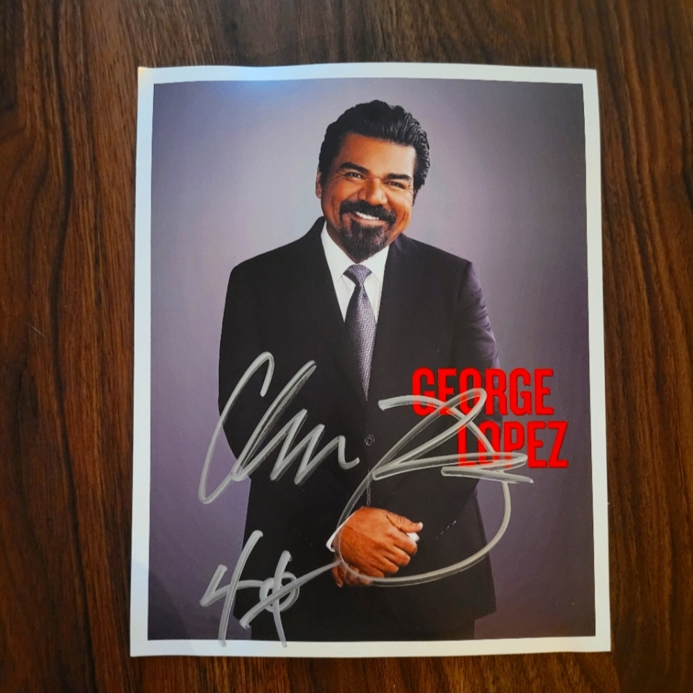 George Lopez Original Signed Poster